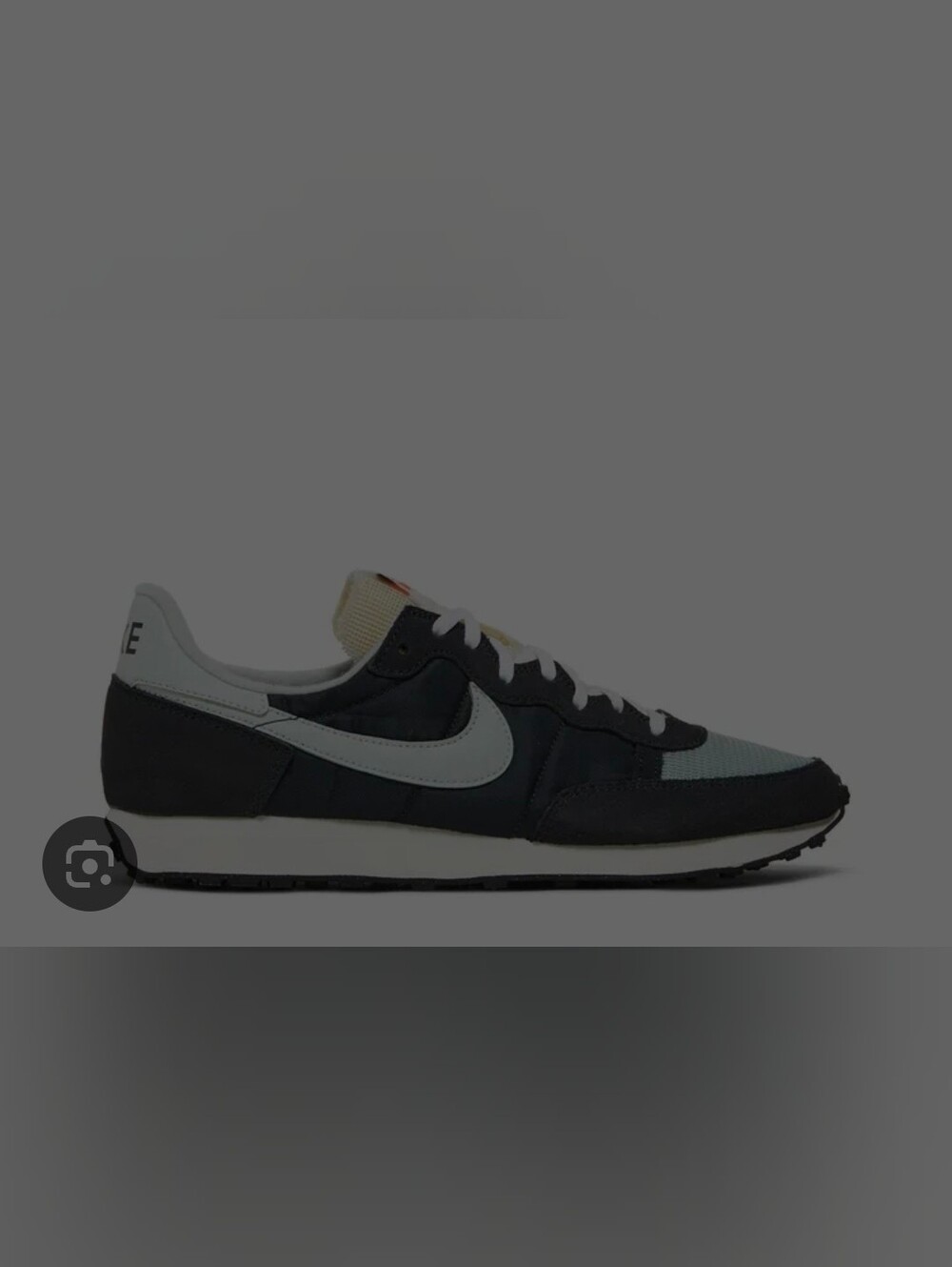 Nike Challenger  Mens Size 13 Black Gray Suede Waffle Mesh Sneakers CW7645-007